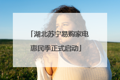 湖北苏宁易购家电惠民季正式启动